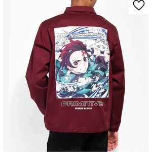 PRIMITIVE x DEMON SLAYER Tanjiro Kamado Anime Utility Jacket Men’s Size Small